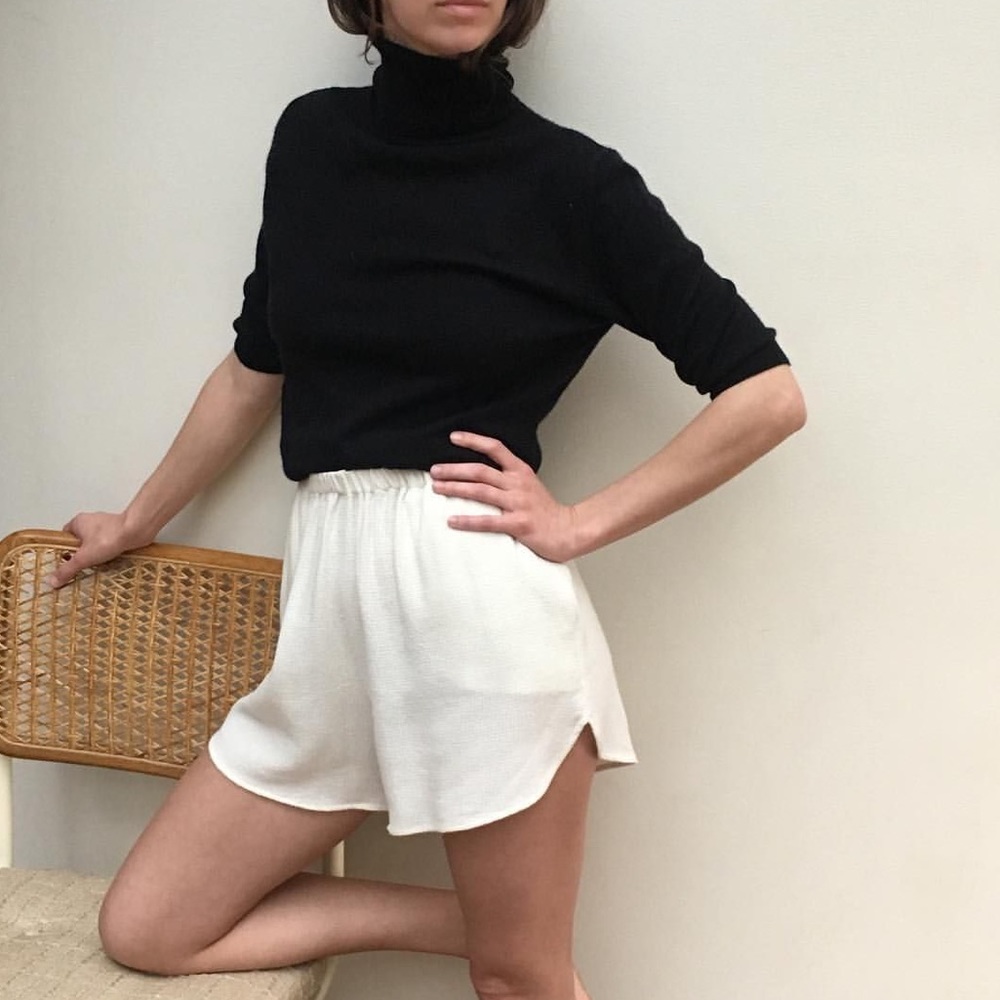 Na Nin Vintage Pure Cotton Turtleneck Sweater